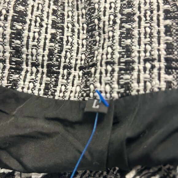 NOBL Ladies Size lg Black And White Blazer - Picture 5 of 6